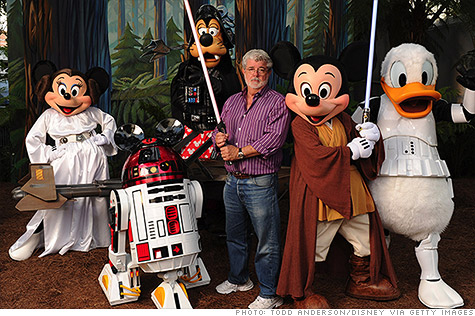 Star Wars and Disney studios - George Lucas v Mickey Mouse - George Lucas sells LucasFilm for 4 Billion!