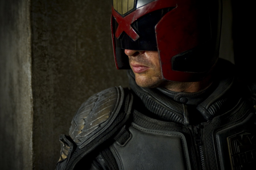 Karl urban as Dredd