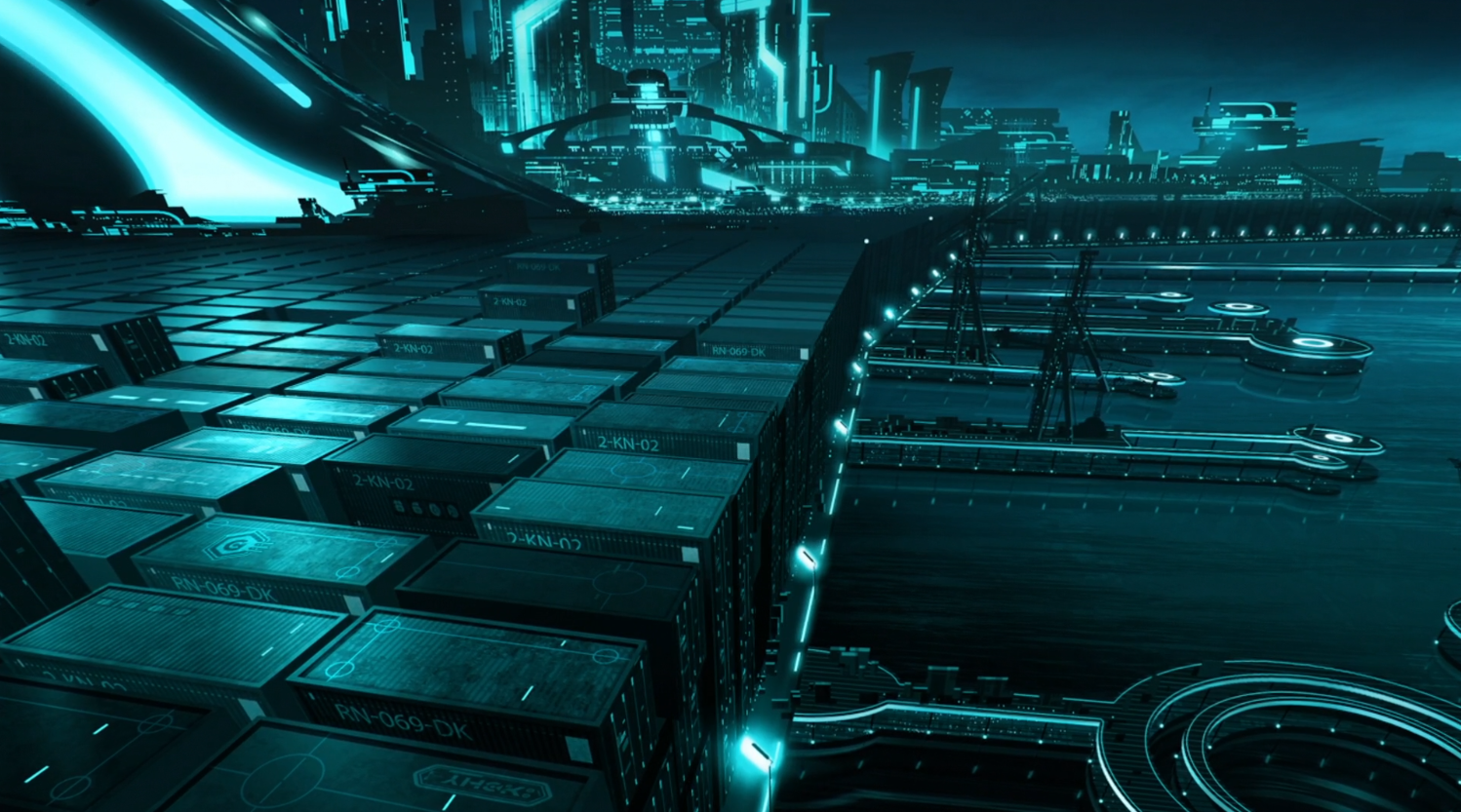 Argon city harbor - Terminal - Tron: Uprising