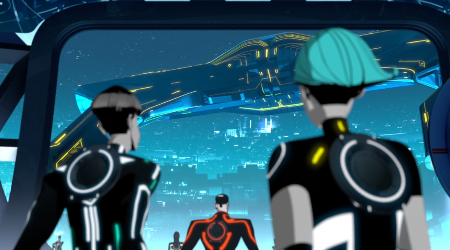 Recognizer crashes near Able's garage - Terminal - Terminal - Tron: Uprising