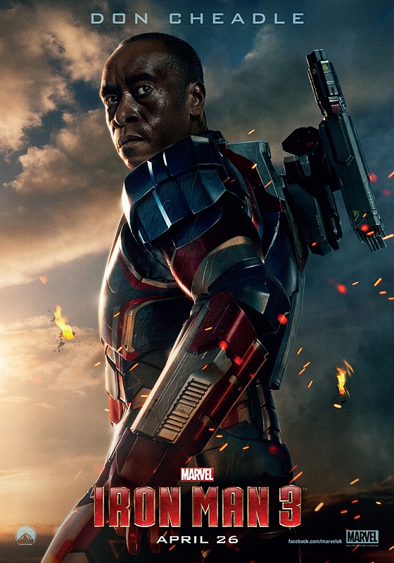 Don Cheadle as Colonel Rhodes - Iron Man 3