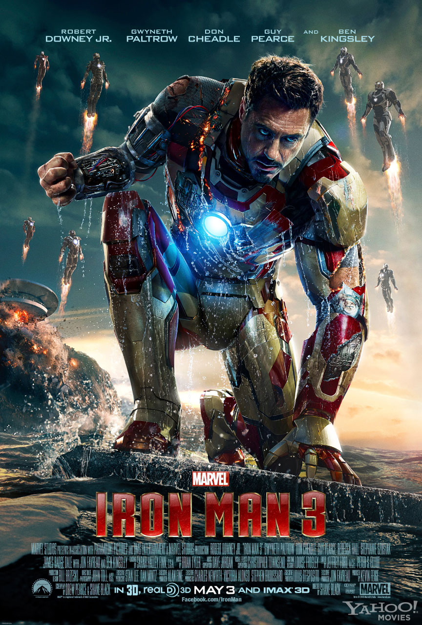 International poster Iron Man 3 - Robert Downey Jr. as Tony Stark (Iron man)