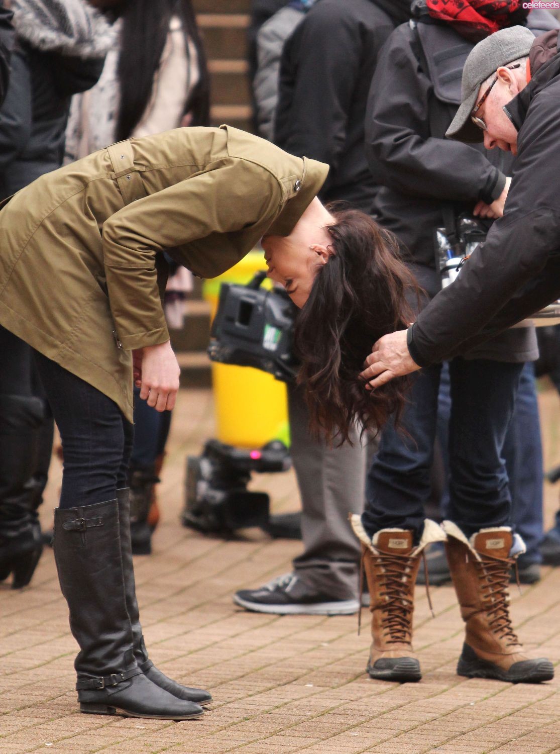 Rachel Nichols filming Continuum Season 2 in Vancouver 3