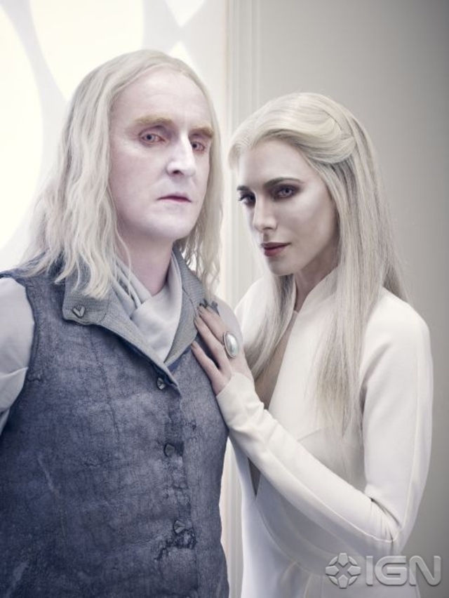 Tony Curran as Datak Tarr and Jaime Murray as Stahma Tarr - Defiance