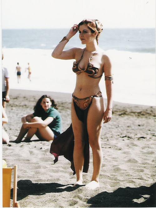 New slave Leia picture found that means Carrie Fisher in a Metal