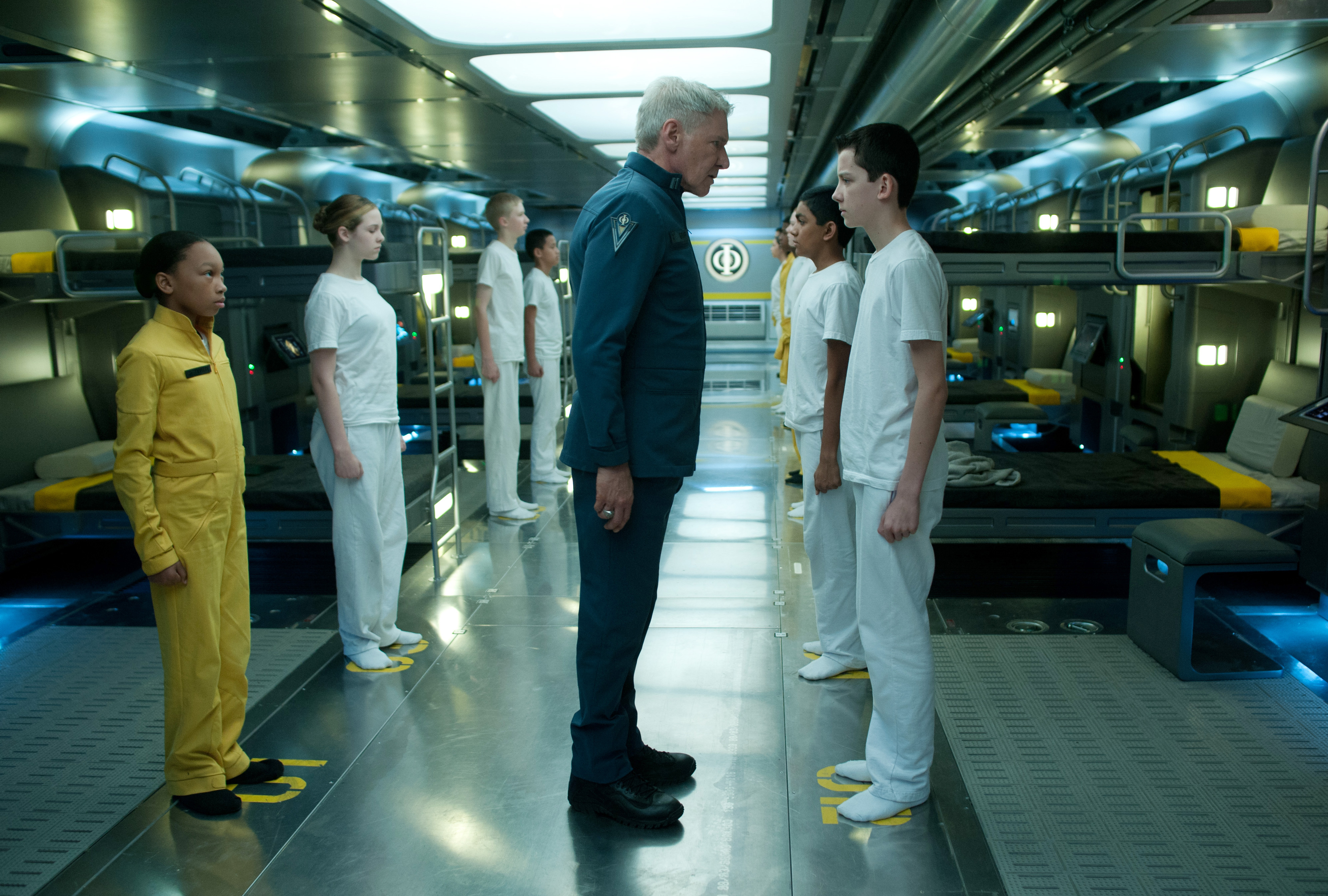 Ender's game with harrison ford and asa butterfield - scifiempire.net