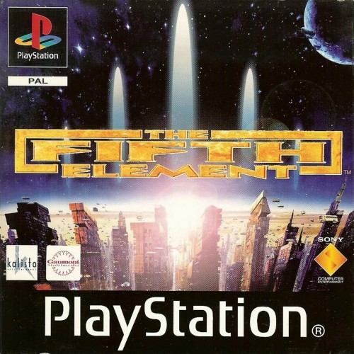 The Fifth Element game - PlayStation Cover