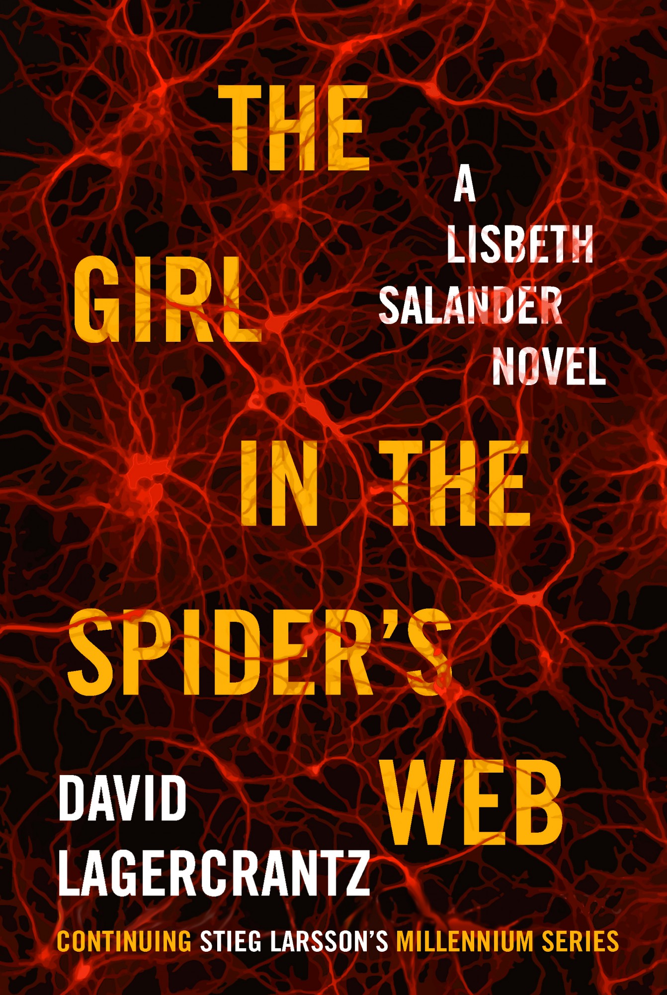 The Girl in the Spider's Web cover. Novel by David Lagercrantz