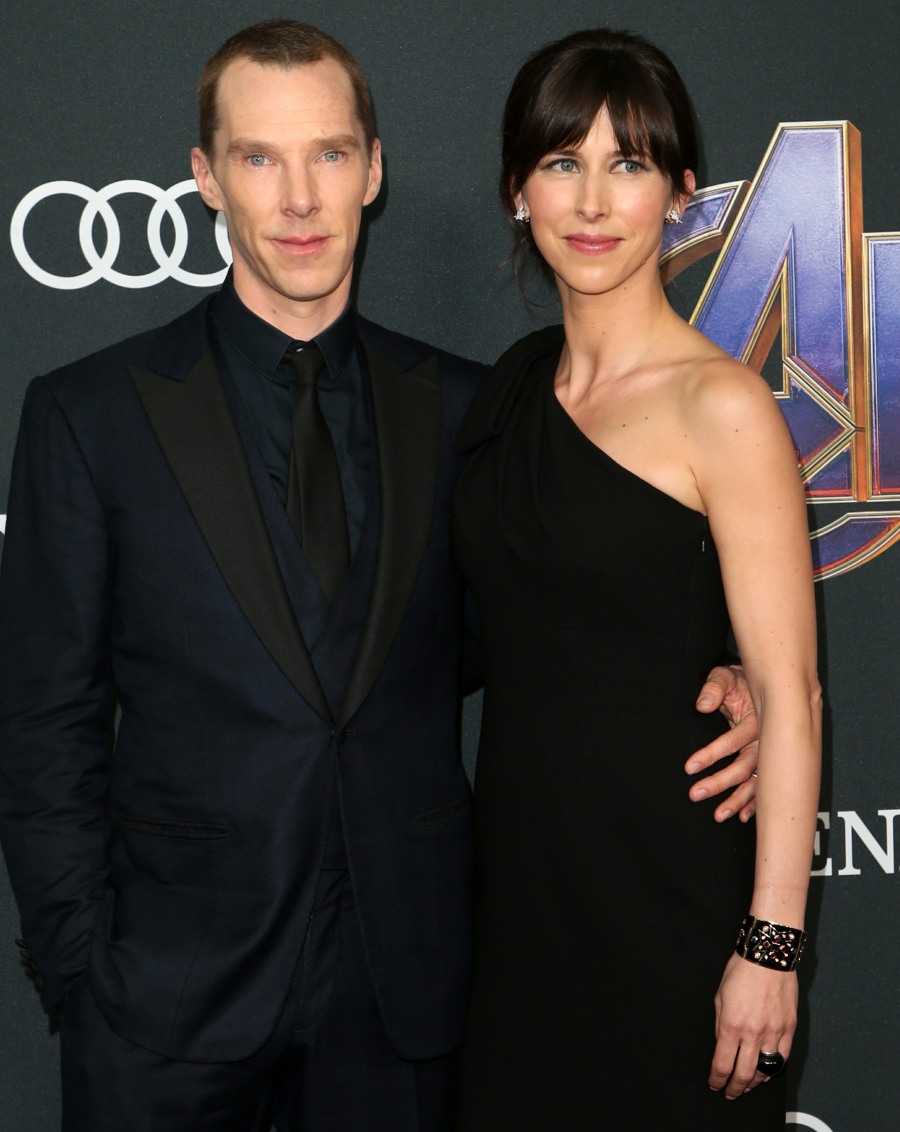 Evangeline Lilly and Benedict Cumberbatch at Avengers Endgame premiere