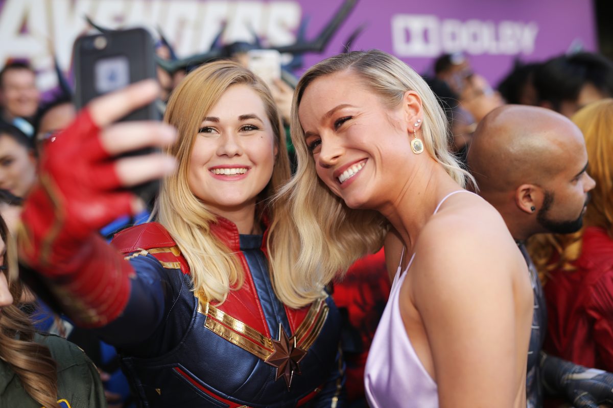 Brie Larson at Avengers Endgame premiere