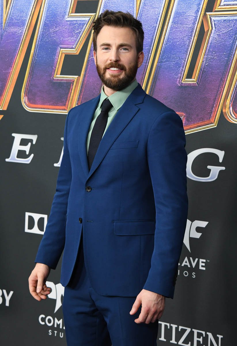 Chris Evans at Avengers Endgame premiere