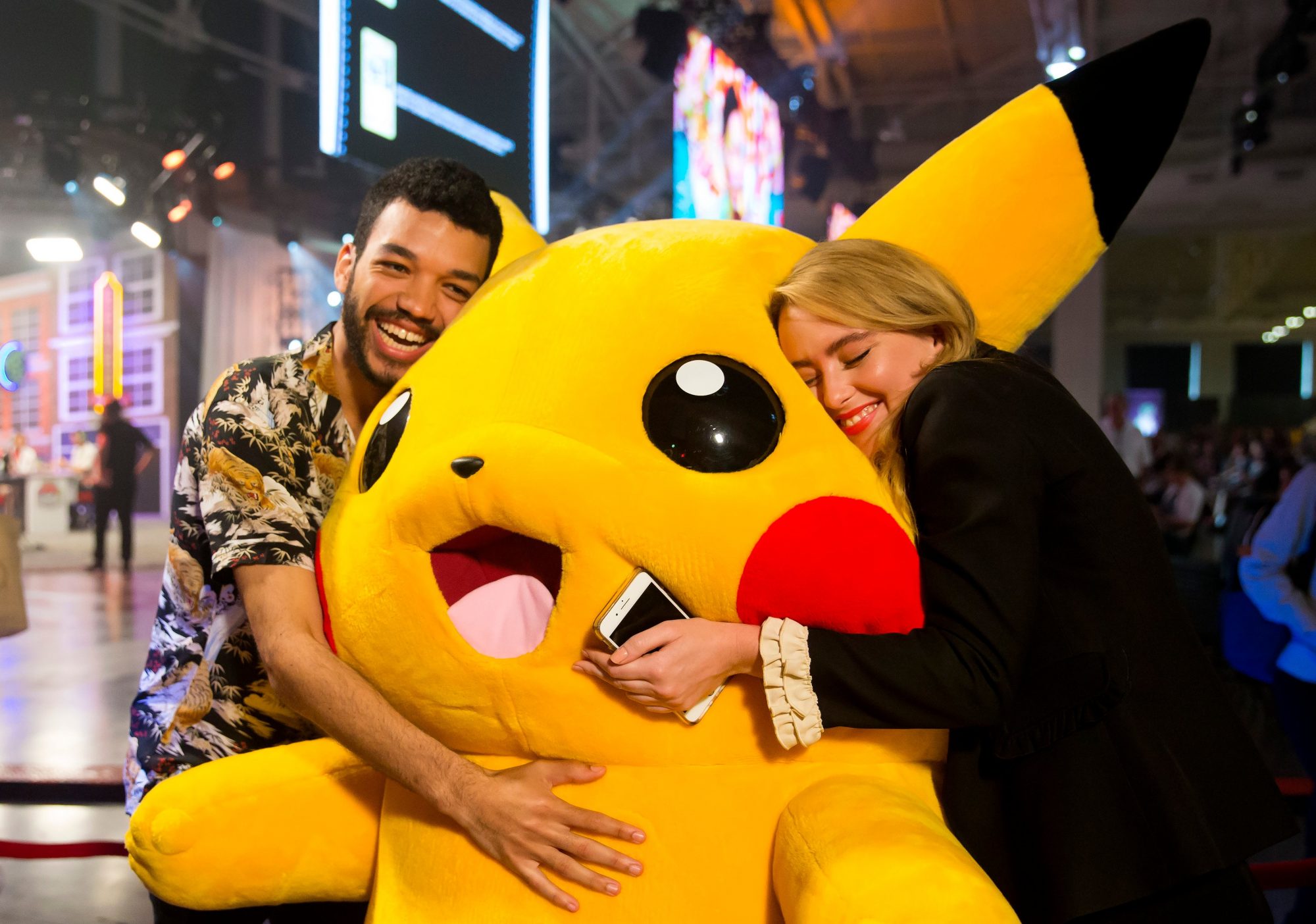 Pokémon Detective Pikachu Review - Kathryn Newton and Justice Smith