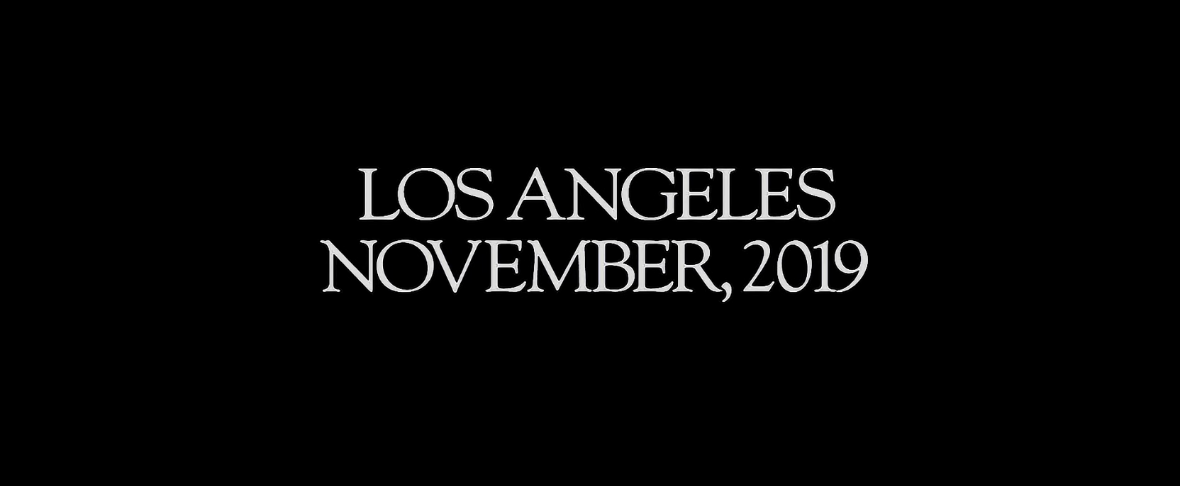 Los Angeles November 2019