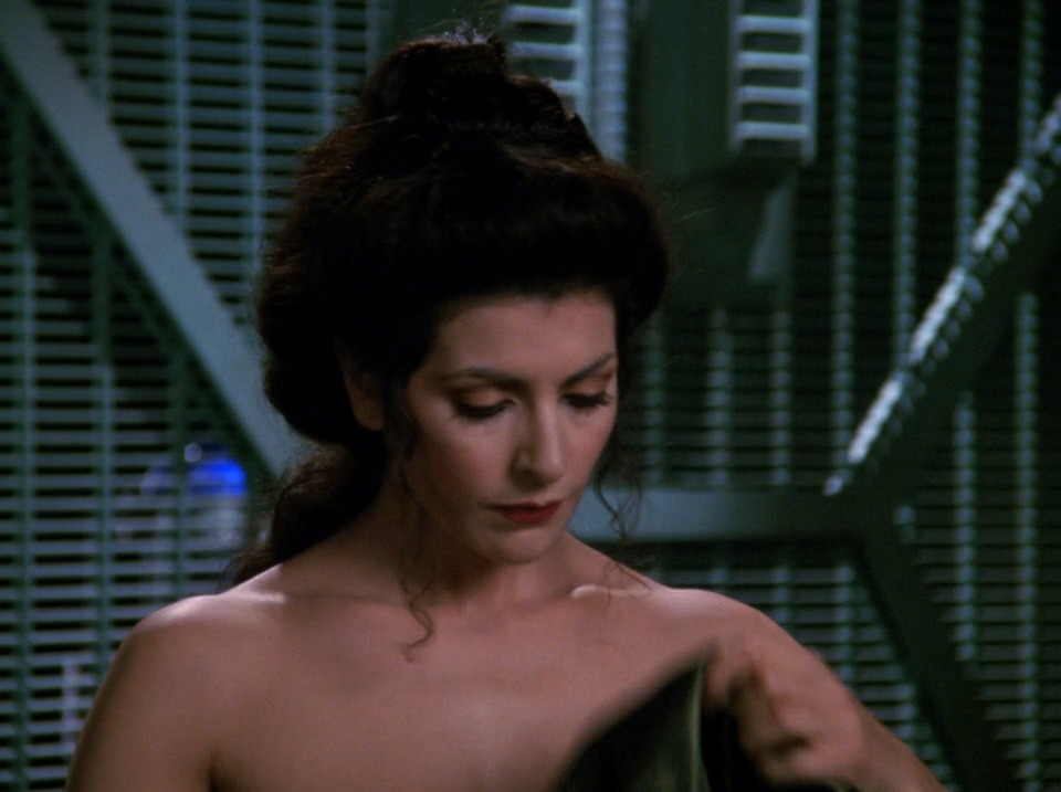 Marina Sirtis nude Star Trek. deanna-troi-marina-sirtis-naked-menage-a-troi-star-trek...