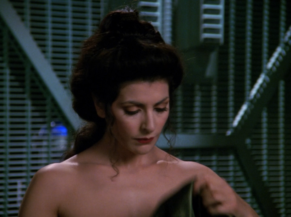 Marina Sirtis nude Star Trek. deanna-troi-marina-sirtis-naked-menage-a-troi-star-...