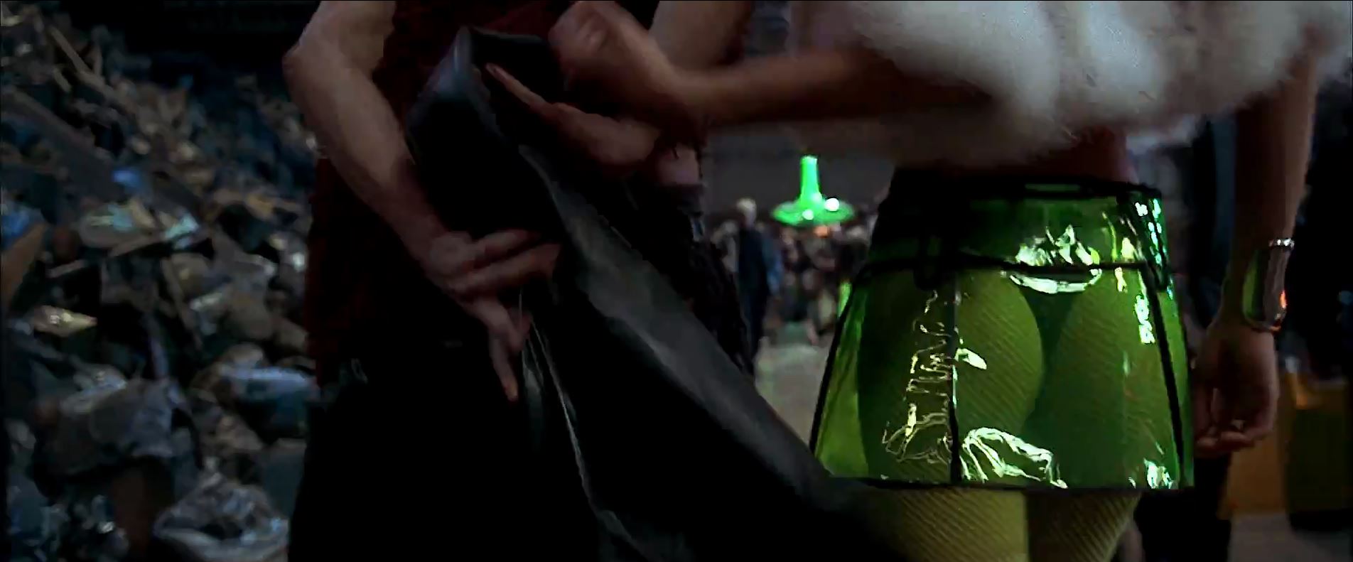eve salvail thong green skirt - The Fifth Element