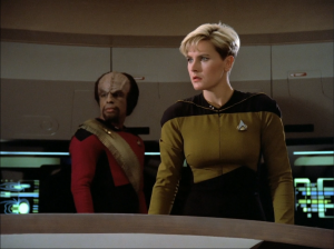 Tasha Yar and Worf