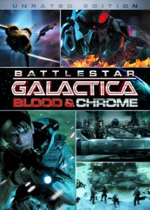 Battlestar Galactica: Blood and Chrome - Blu-ray / DVD cover - unrated edition