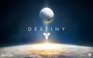 This is the poster for Destiny, a first person shooter by Bungie, Inc.