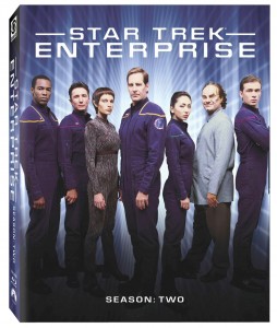 Enterprise season 2 blu-ray cover - Jolene Blalock and Scott Bakula