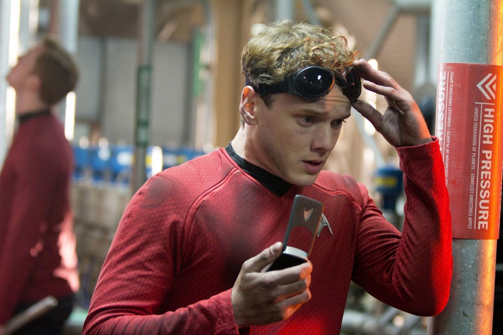 Anton yelchin as Pavel Chekov in Star Trek Into Darkness