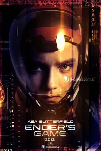 Asa Butterfield as Ender Wiggin in Ender's Game poster