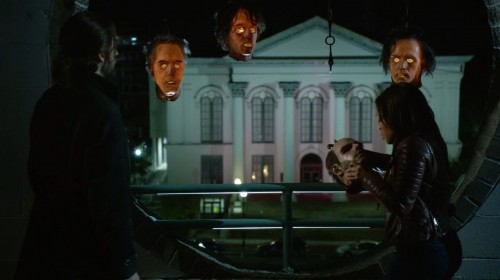 Sleepy Hollow - Freemason head lanterns - Abbie and Ichabod