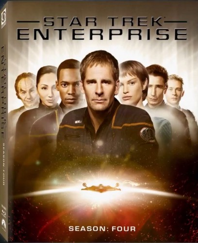 Enterprise Season 4 Blu-ray cover - Scott Bakula and Jolene Blalock