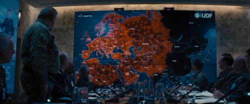 Edge of Tomorrow - Aliens conquer the world map