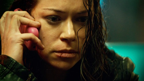 Tatiana Maslany as Sarah in Orphan Black season 2