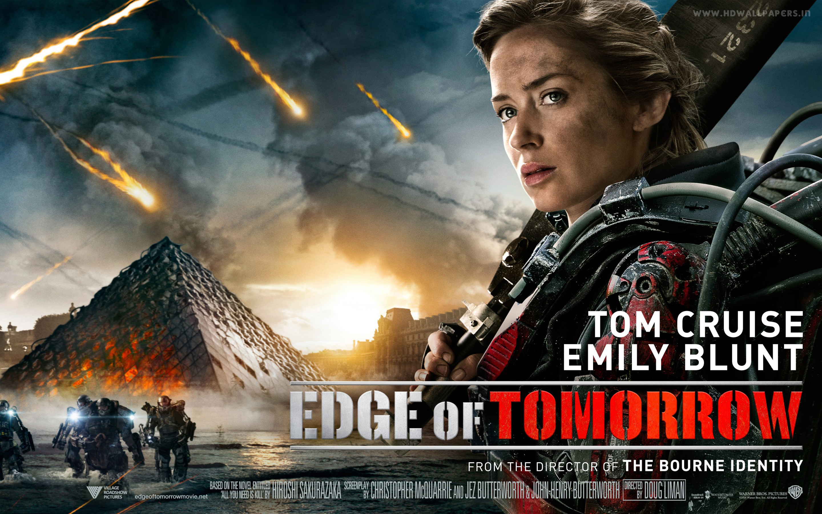 Edge Of Tomorrow Review - Emily Blunt as Rita at the Louvre