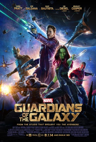 Guardians of The Galaxy poster Zoe Saldana - Guardians of the Galaxy Preview