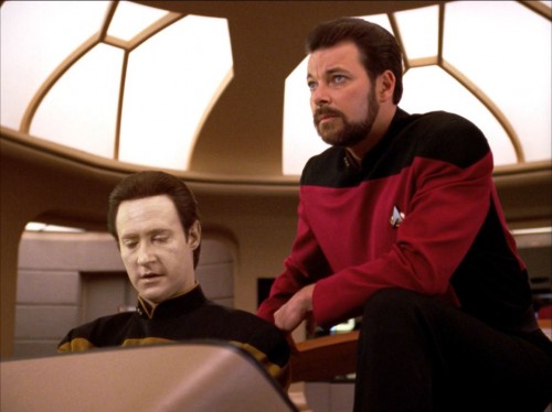 Star Trek The Next Generation Season 6 Blu-ray Review - Riker and Data