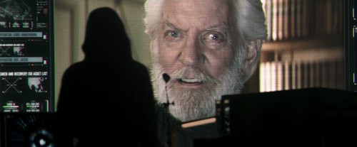 The Hunger Games Mockingjay Part 1 Trailer - Donald Sutherland as President Coriolanus Snow