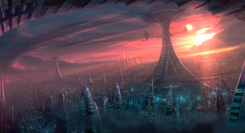 A Day In The Future chapter 12 released - a alien city of the future