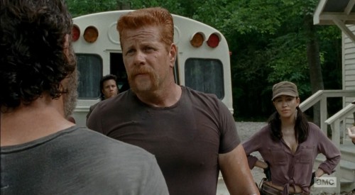 Abraham leaving with Eugene and Glenn - The Walking Dead S5Ep3 Four Walls and a Roof Review