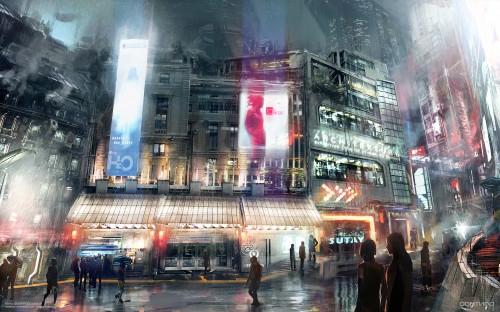 A Day In the Future Chapter 17 Cyberpunk asian city from Remember Me