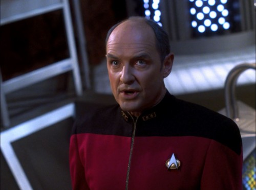 Star Trek TNG Season 7 Blu-ray Review. Terry O'Quinn as Captain Pressman