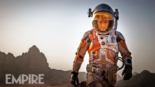 The Martian first on-set pictures. Matt Damon as Mark Watney