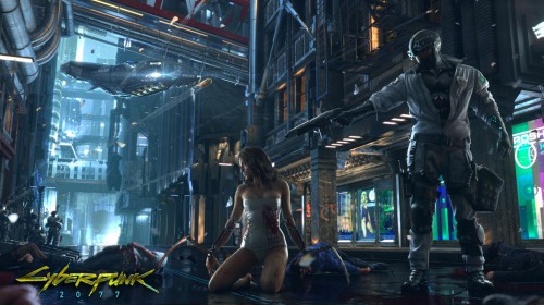 Cyberpunk 2077 neo-noir city