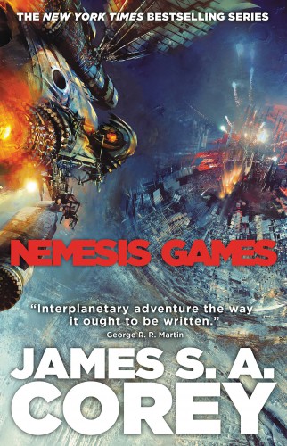 Nemesis Games cover - novel by James S.A. Corey