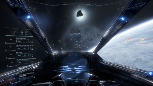 Star Citizen cockpit view