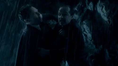 Sherlock and Moriarty at the Reichenbach falls - SciFiEmpire.net