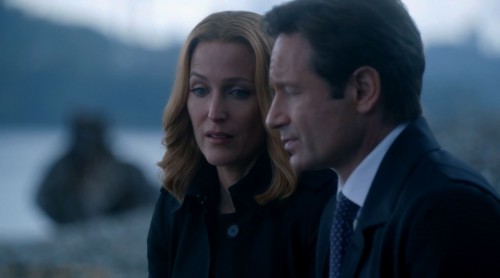 Scully and Mulder talk about William. X-Files S10E04 Home Again Review