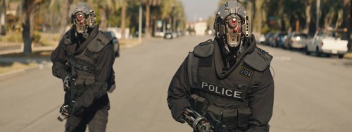 Code 8 robot police officers