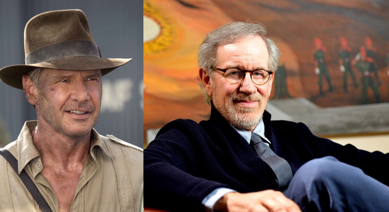 Harrison Ford and Steven Spielberg in Indiana Jones 5