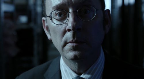 Michael Emerson as Harold Finch. Person Of Interest S5Ep01 B.S.O.D. Review