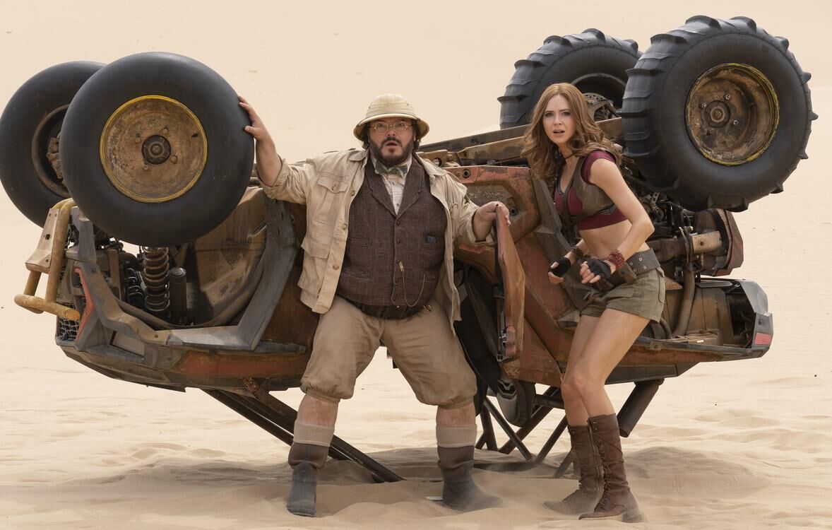 Jumanji The Next Level - Jack Black and Karen Gillan