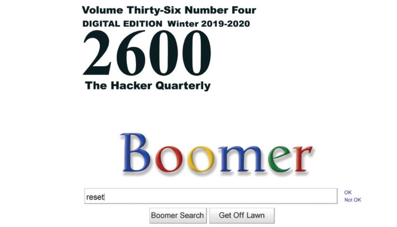 2600 The Hacker Quarterly Winter 2020 cover small