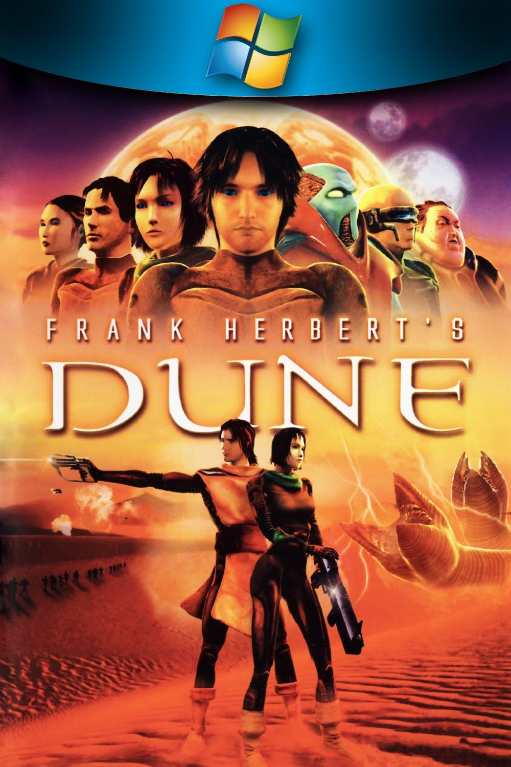 Frank Herbert's Dune game cover - Dune games